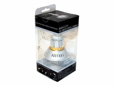 Decoy Bulb Nightvision Video Surveillance Camera CCTV w/ Motion Detect