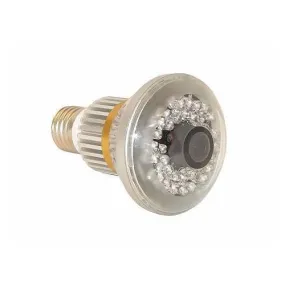 Decoy Bulb Nightvision Video Surveillance Camera CCTV w/ Motion Detect