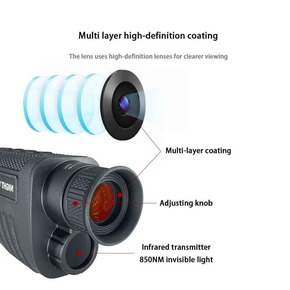 Digital Large Screen Day and Night Dual Purpose Night Vision Instrument