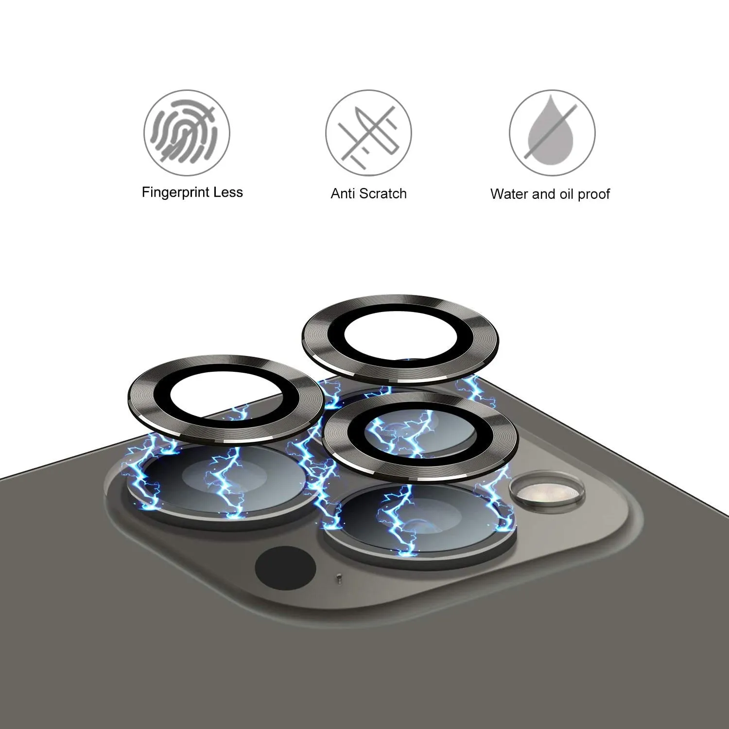 Doormoon iPhone 12 Pro Camera Film Protect - 3Pcs/Pack