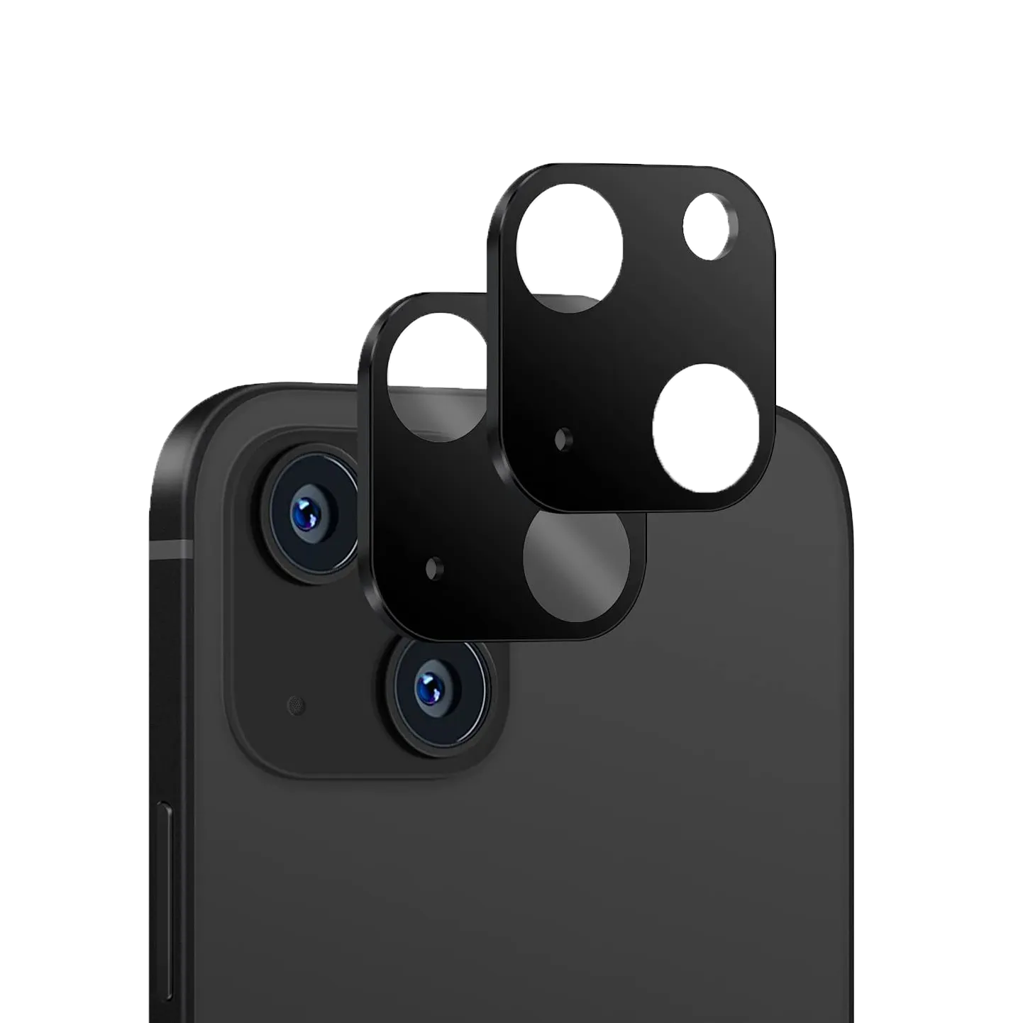 Doormoon iPhone 13/13 Mini Camera Tempered Glass Protector Black