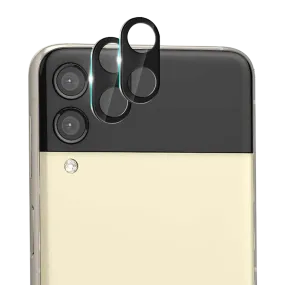Doormoon Samsung Galaxy Flip3 Camera Tempered Glass Black