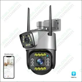 Dual Camera Wireless security camera – 4mp – V380 Pro