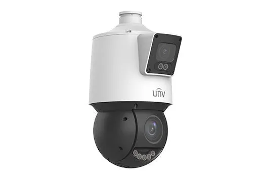 High-Performance Dual Lens PTZ IP Camera, 4 4MP Resolution, 25X Optical Zoom, ColorHunter Technology - SKU: IPC94144SFW