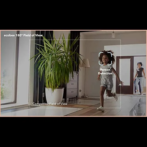 ecobee SmartCamera with Voice Control, Indoor Wi-Fi Camera, HomeKit Security, Alexa Built-In