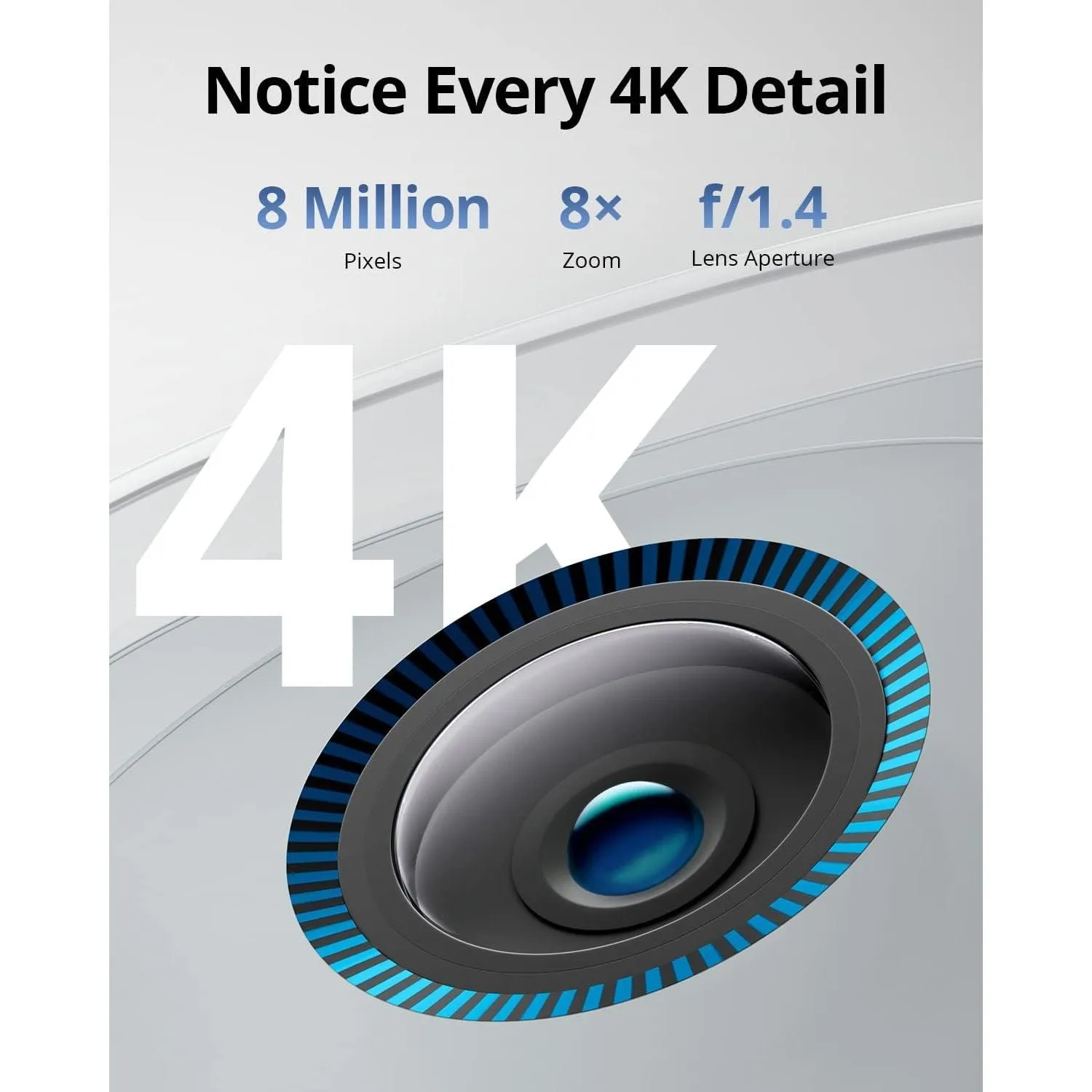 Eufy Security EufyCam 3 Add-On 4K Wireless Outdoor Camera with Solar Panel, AI Face Recognition, Spotlight & Expandable Storage – No Monthly Fee