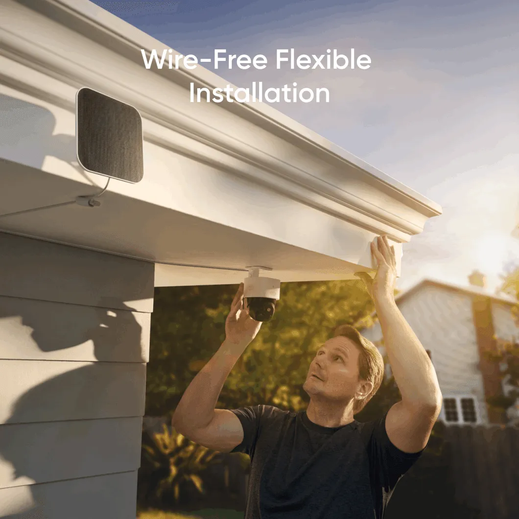 Eufy SoloCam S340 Wireless Outdoor Security Camera with Dual Lens and Solar Panel T81703W1