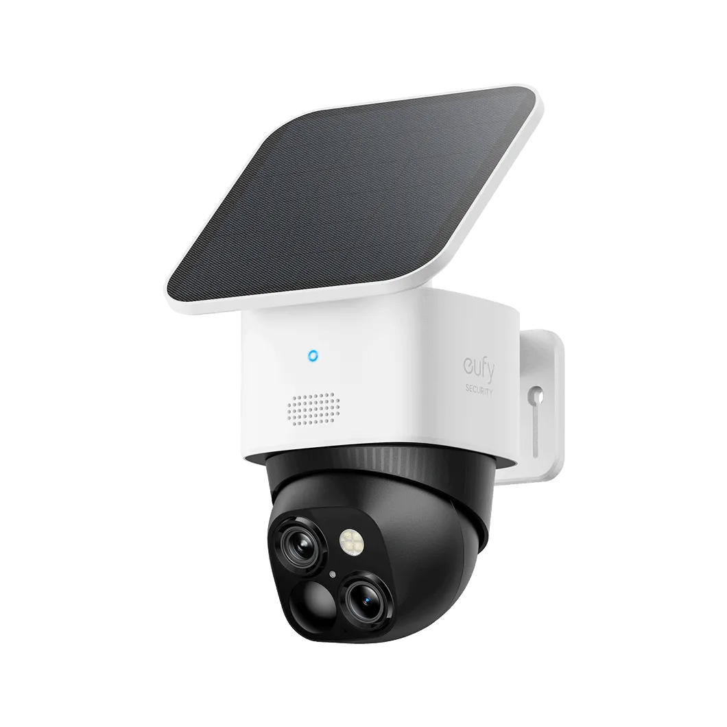 Eufy SoloCam S340 Wireless Outdoor Security Camera with Dual Lens and Solar Panel T81703W1