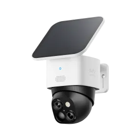 Eufy SoloCam S340 Wireless Outdoor Security Camera with Dual Lens and Solar Panel T81703W1