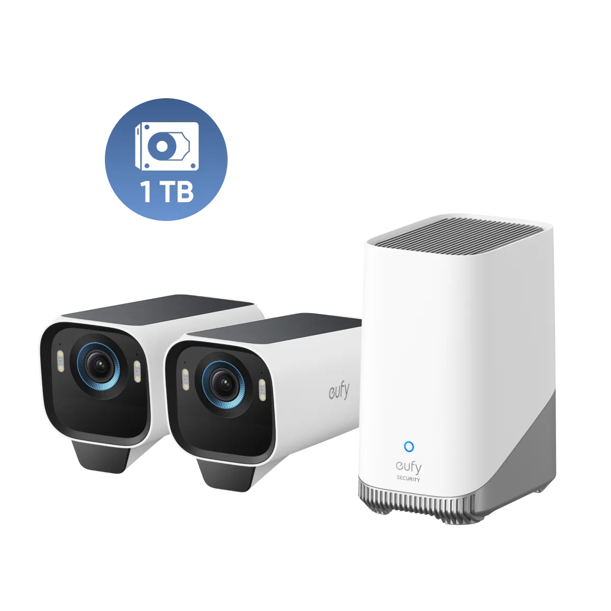 eufyCam S3 Pro 2-Cam Kit   1 TB Hard Drive