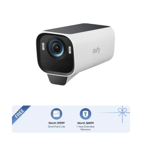 eufyCam S3 Pro Add on Camera   SmartTrack Link   1-Year Extended Warranty