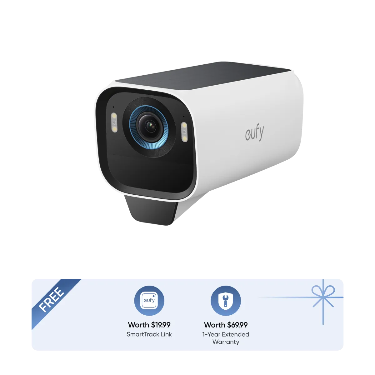 eufyCam S3 Pro Add on Camera   SmartTrack Link   1-Year Extended Warranty