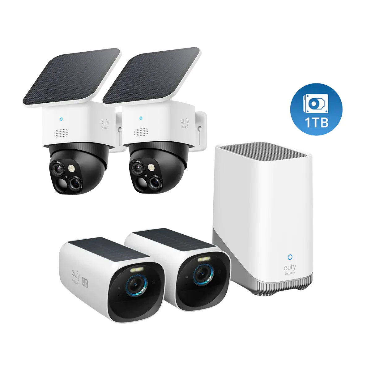 eufyCam S330 (eufyCam 3)   SoloCam S340 (2-Pack)   1 TB Hard Drive