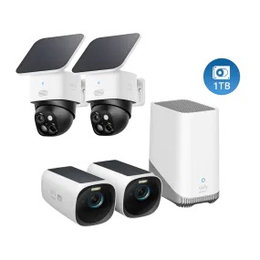 eufyCam S330 (eufyCam 3)   SoloCam S340 (2-Pack)   1 TB Hard Drive