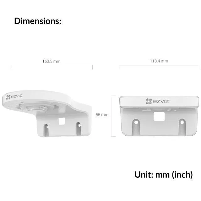 EZVIZ C6N WIFI 4MP CAMERA WITH BRACKET