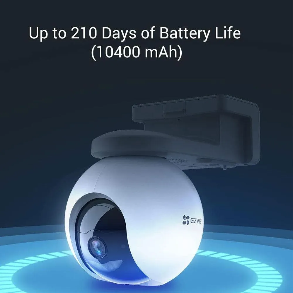EZVIZ CS-CB8 Battery-Powered Wi-Fi Pan & Tilt Outdoor Security Camera 3MP 4mm (Mic) (Full Color)