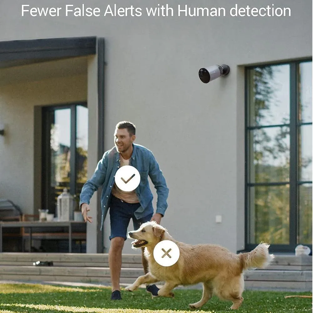 EZVIZ eLife CS-BC1C-B0-2C2WPBDL Battery-Powered Wi-Fi Outdoor Security Camera 2MP 2.8mm (Mic) (Full Color)