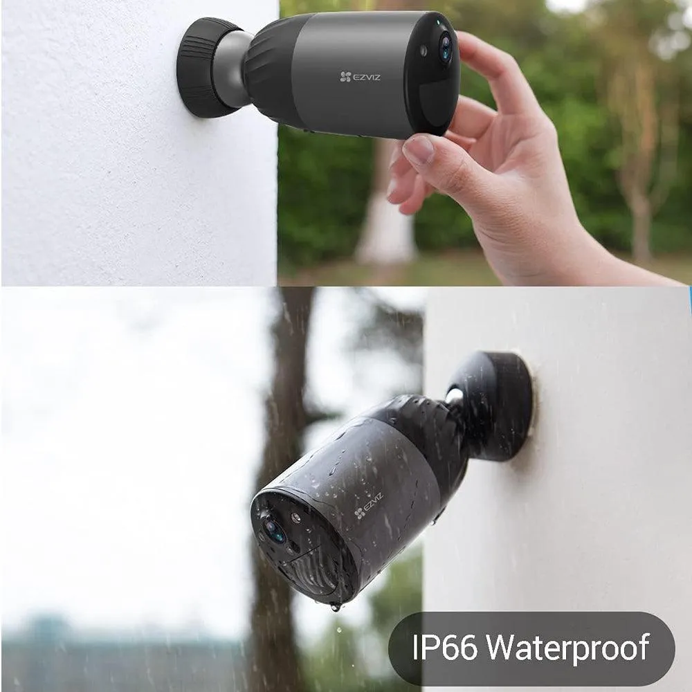 EZVIZ eLife CS-BC1C-B0-2C2WPBDL Battery-Powered Wi-Fi Outdoor Security Camera 2MP 2.8mm (Mic) (Full Color)