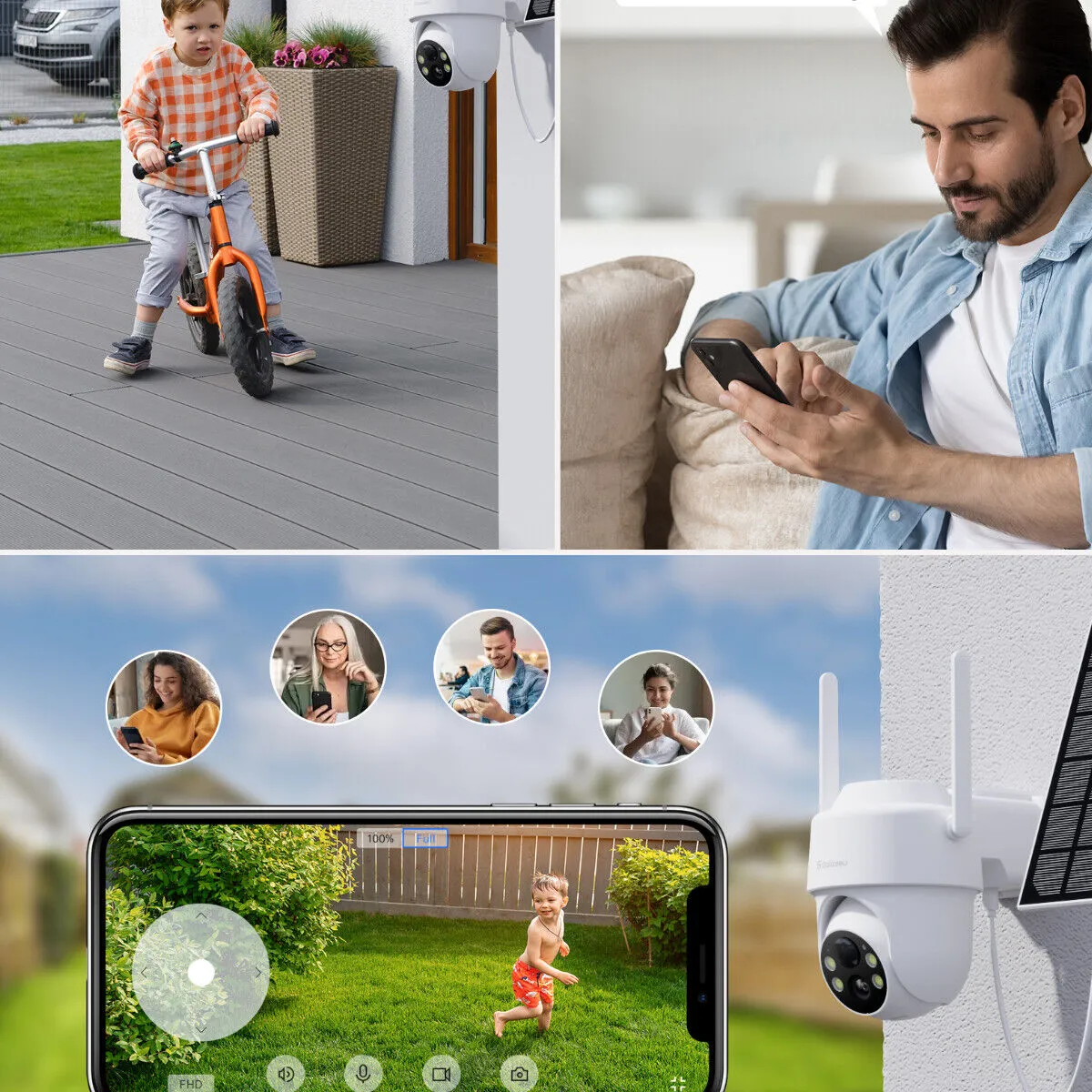 Faleemi FB2 Wireless Battery Surveillance Indoor Camera