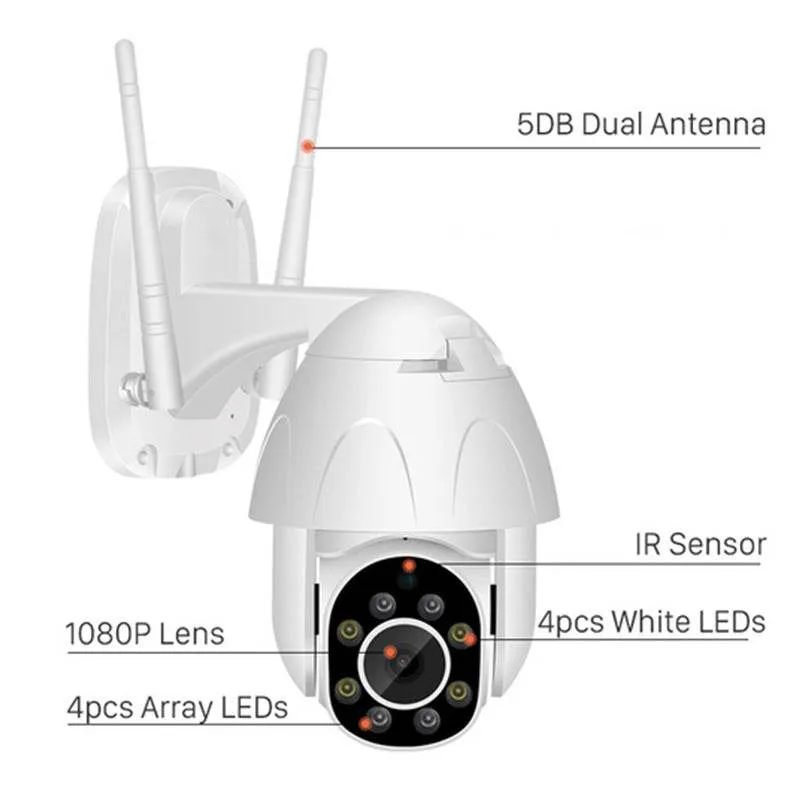 Fashion Night Vision HD Outdoor Security Camera