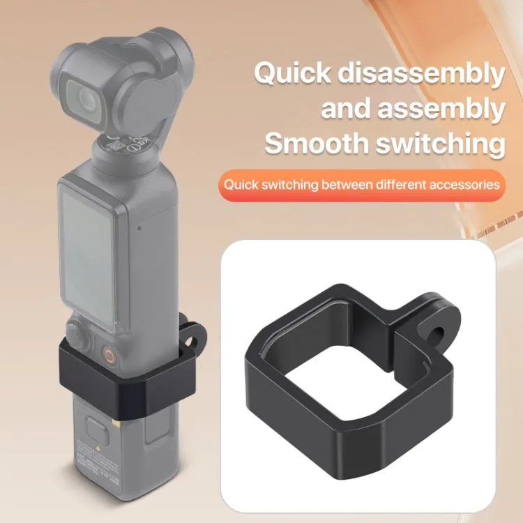 For DJI OSMO Pocket 3 Expansion Bracket Adapter (Black)