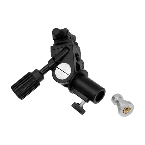 Fotodiox Ultra Heavy Duty Flash Umbrella Bracket - With Swivel/Tilt Head, Mountable to Light stand and Tripod for Flash Speedlight