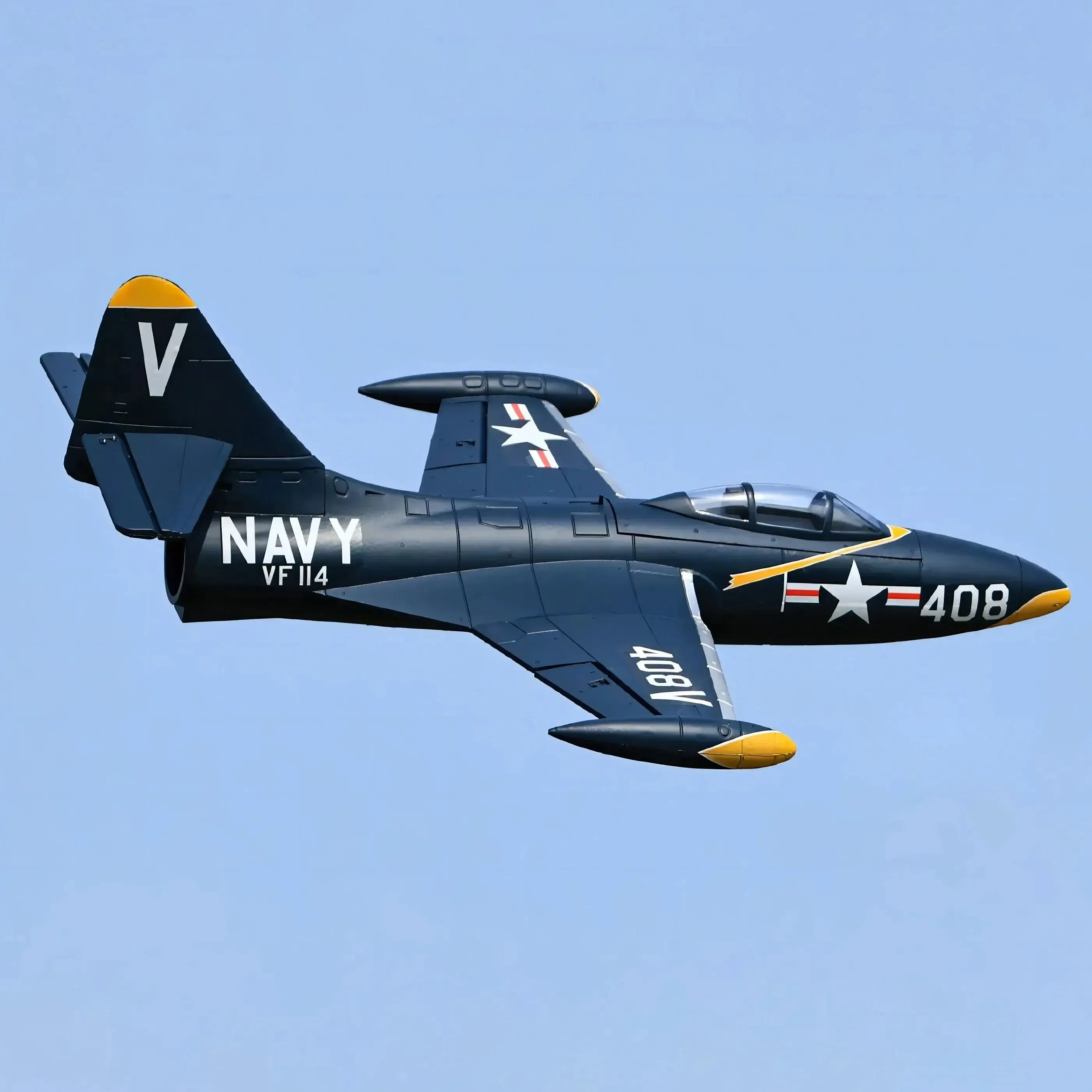 Freewing  64mm EDF Jet F9F Panther RC Model Plane Flight Line Remote Control Airplane Hobby Aircraft Foam Model Plane
