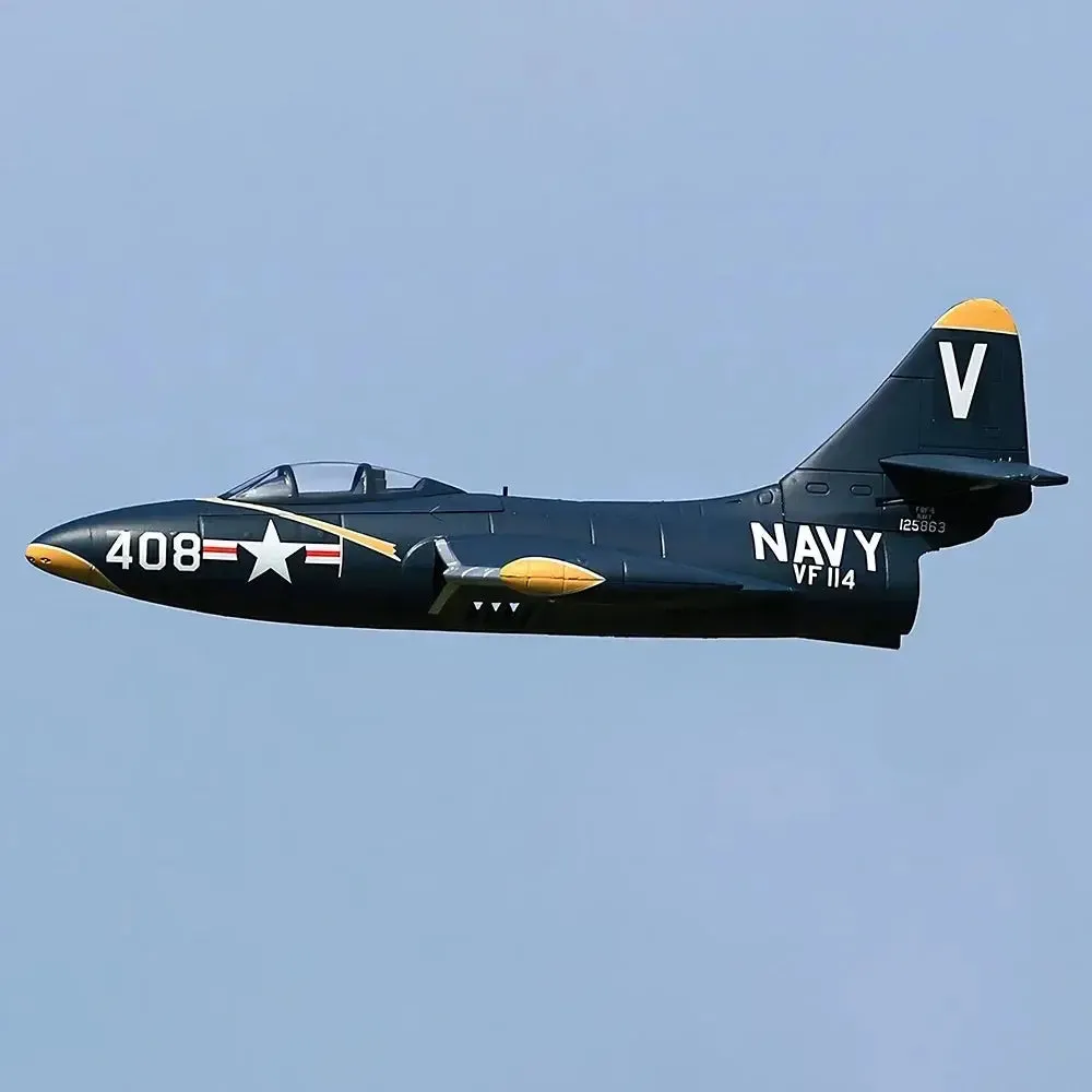 Freewing  64mm EDF Jet F9F Panther RC Model Plane Flight Line Remote Control Airplane Hobby Aircraft Foam Model Plane