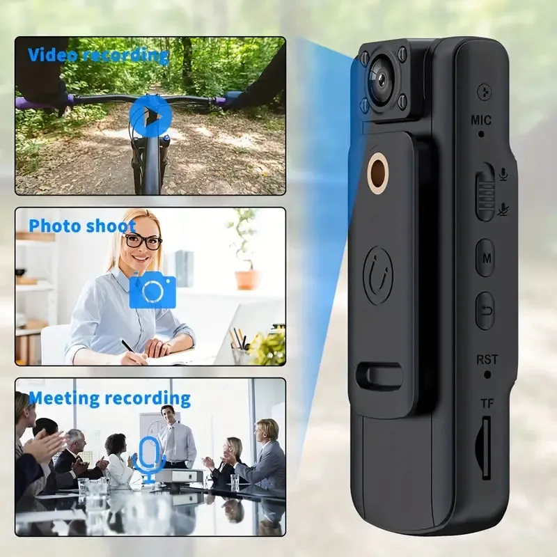 Full 1080P Police Body Camera With Clip