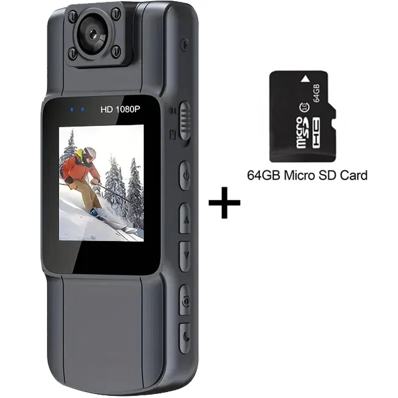 Full 1080P Police Body Camera With Clip