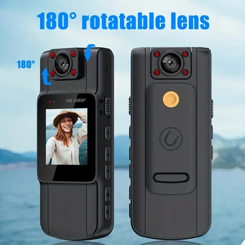 Full 1080P Police Body Camera With Clip
