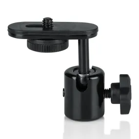 Gator Frameworks GFW-MIC-CAMERA-MT Camera Mount Mic Stand Adapter w/ Ball-and-Socket Head