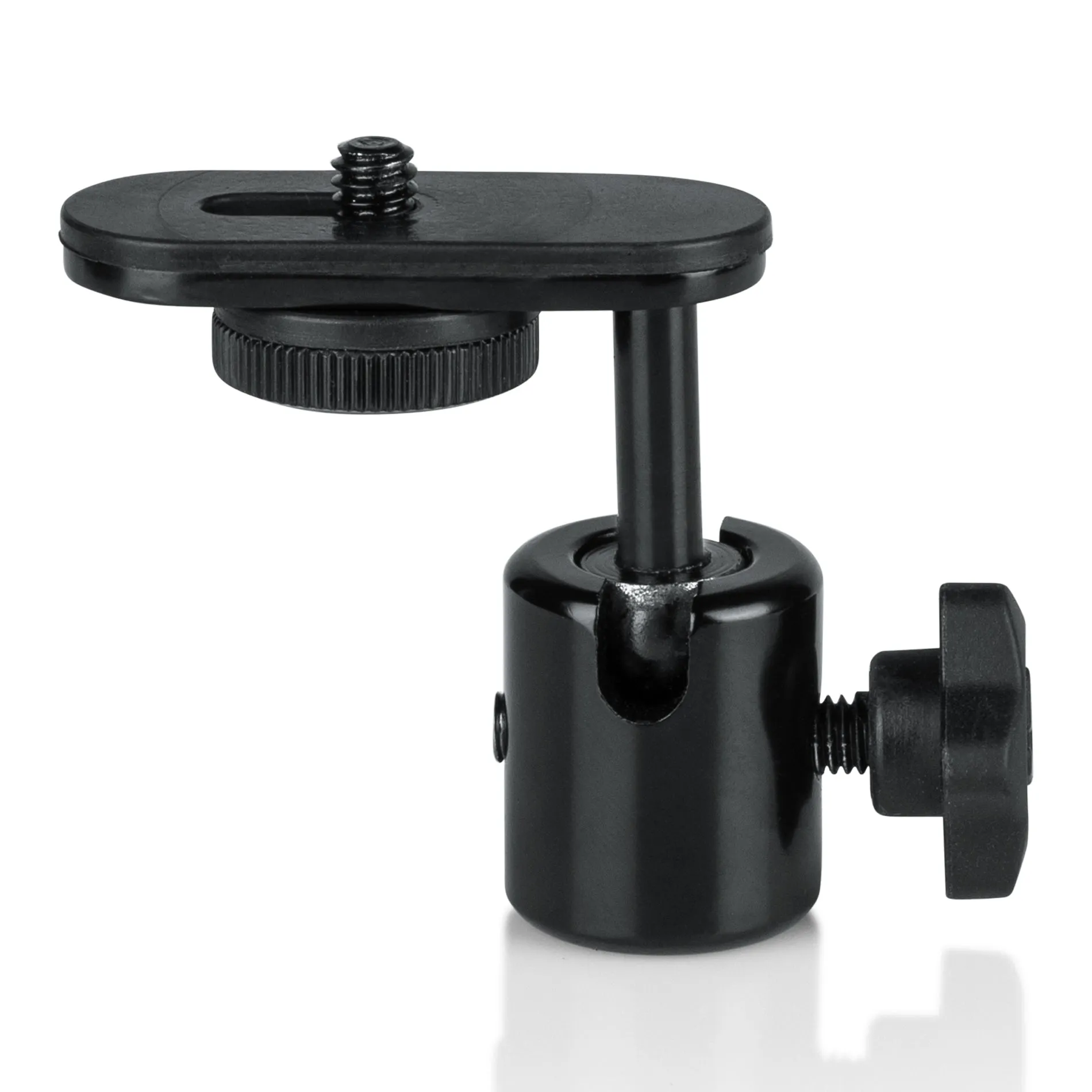 Gator Frameworks GFW-MIC-CAMERA-MT Camera Mount Mic Stand Adapter w/ Ball-and-Socket Head