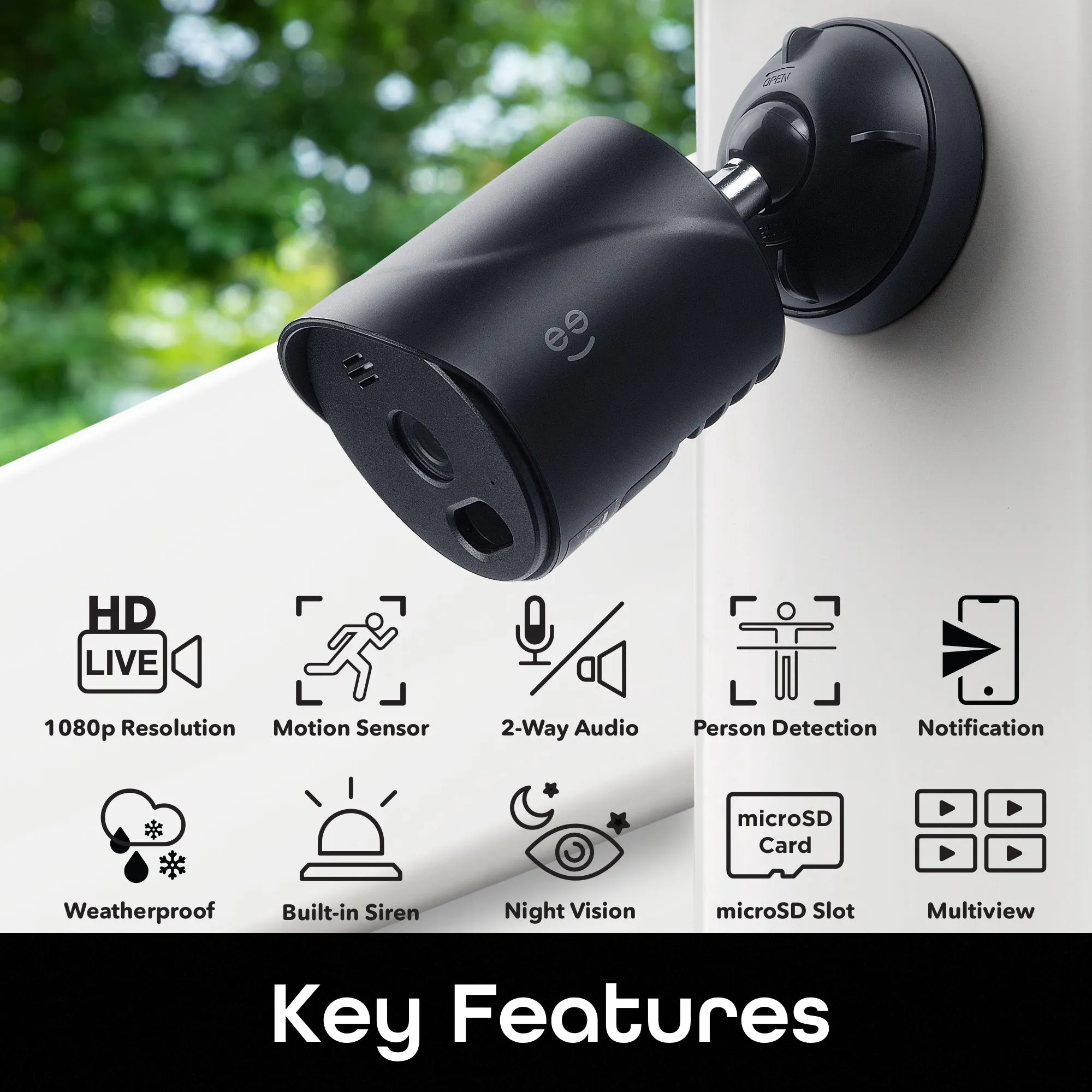 Geeni Vantage Outdoor Security Camera 1080P