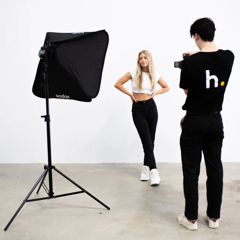 Godox 80 x 80cm Tulip Square Collapsible Softbox with S2 Bracket and Case Set - Bundle