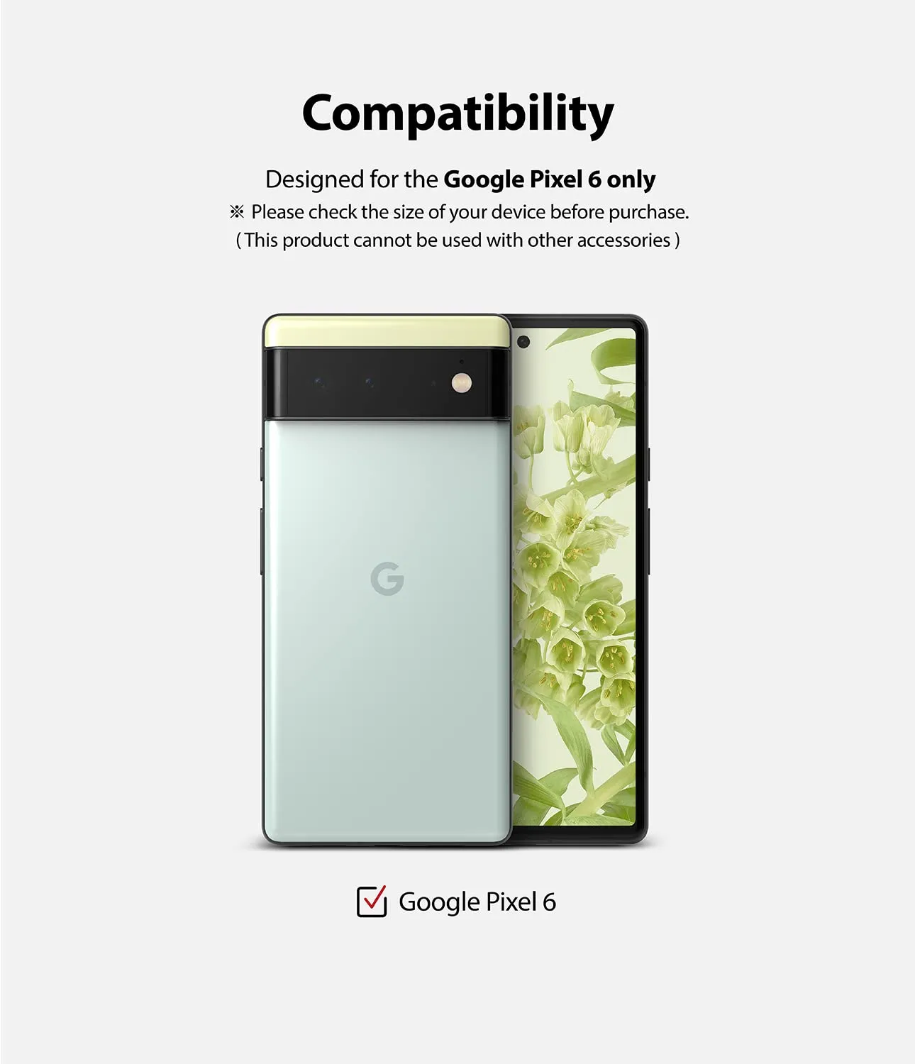 Google Pixel 6 Camera Protector Glass | Ringke India