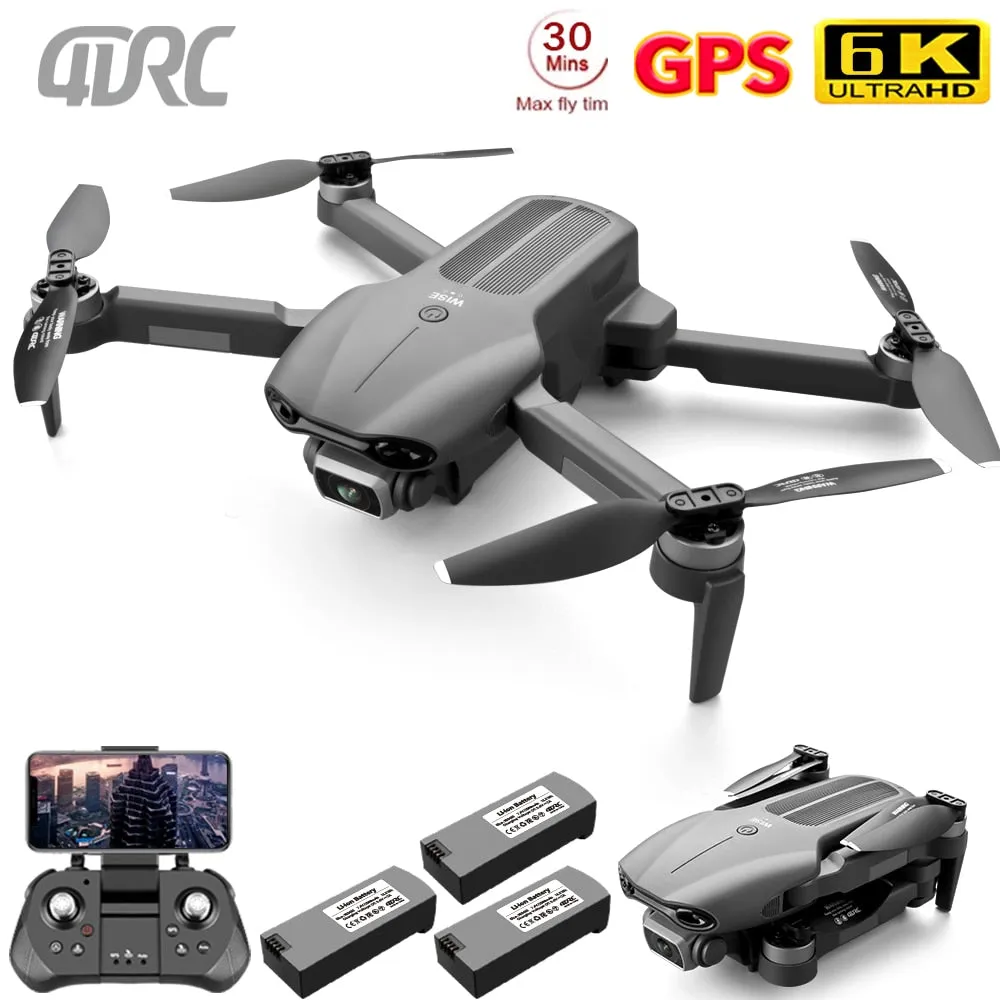 GPS Drone 6K Dual HD Camera Professional Aerial Photography 5G Wifi FPV Brushless Motor Foldable