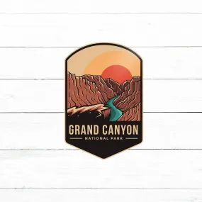 Grand Canyon National Park Sticker | Waterproof Vinyl Decal | 3in