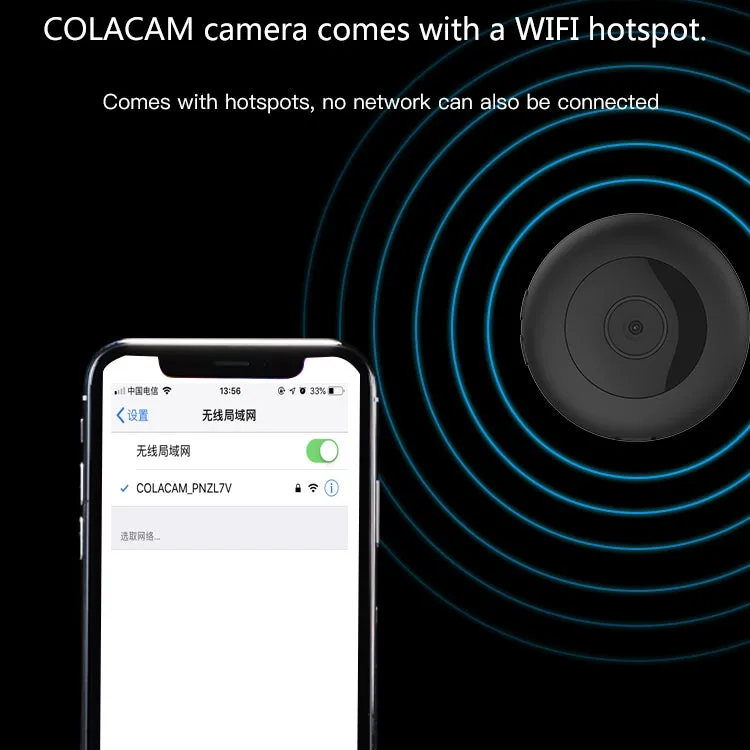 H11 Mini HD APP 1080P 120 Degree Wide Angle Wearable Smart Wireless WiFi Surveillance Camera, Support No Light Infrared Night Vision & Motion Detection Recording & Photograph & Loop Recording(White)