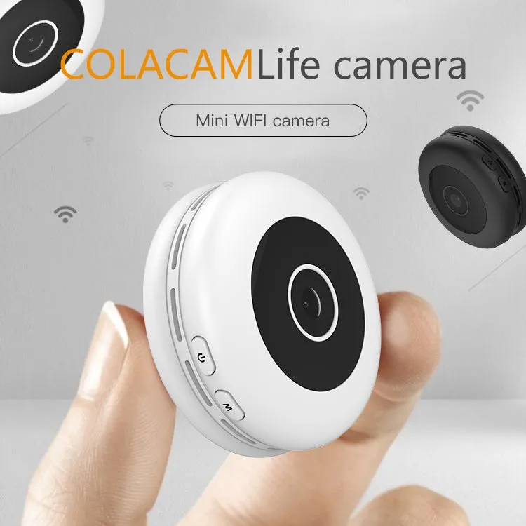 H11 Mini HD APP 1080P 120 Degree Wide Angle Wearable Smart Wireless WiFi Surveillance Camera, Support No Light Infrared Night Vision & Motion Detection Recording & Photograph & Loop Recording(White)