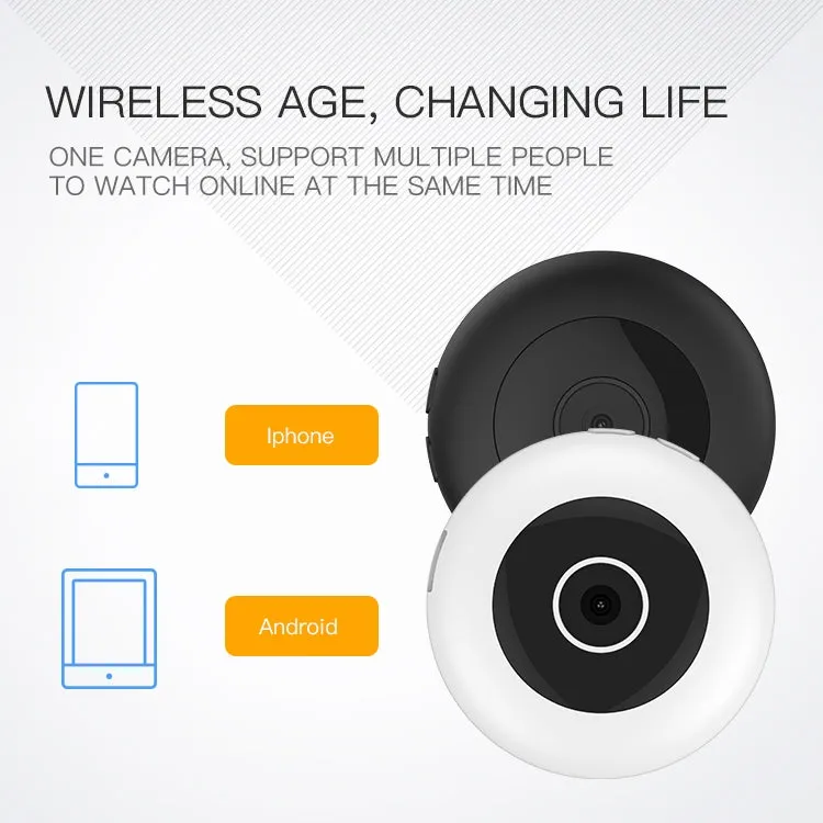 H11 Mini HD APP 1080P 120 Degree Wide Angle Wearable Smart Wireless WiFi Surveillance Camera, Support No Light Infrared Night Vision & Motion Detection Recording & Photograph & Loop Recording(White)