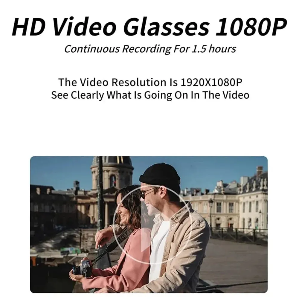 HD 1080P Portable Camera Mini Goggles Security
