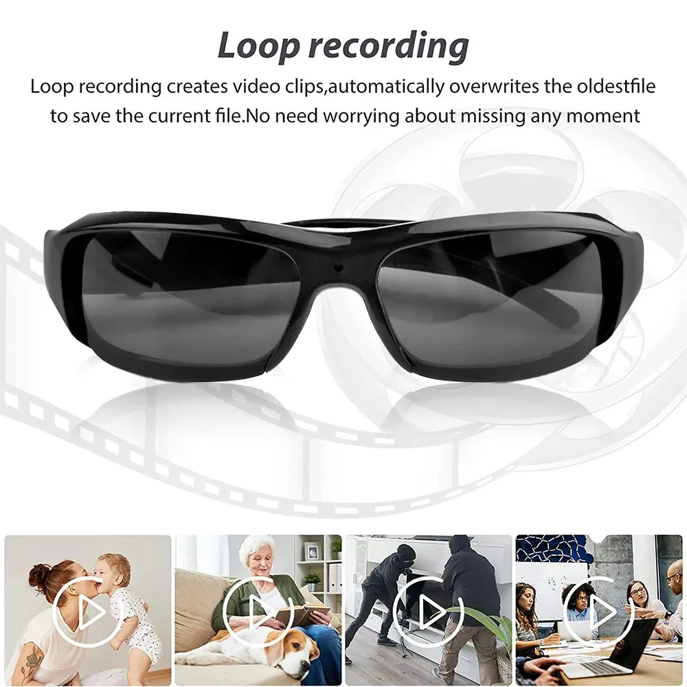 HD 1080P Portable Camera Mini Goggles Security
