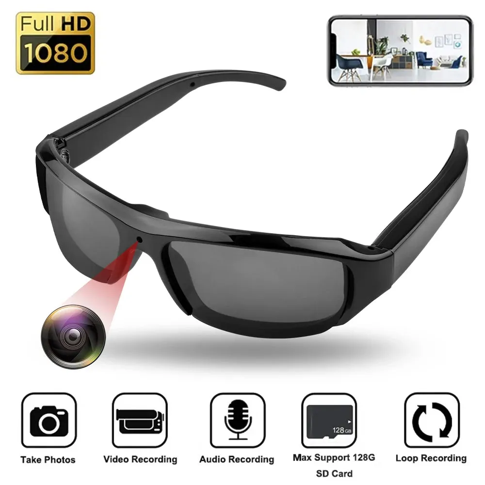 HD 1080P Portable Camera Mini Goggles Security
