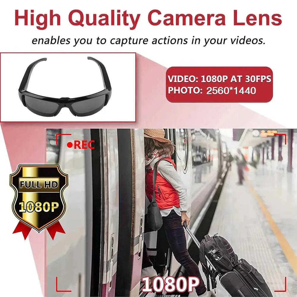 HD 1080P Portable Camera Mini Goggles Security
