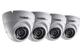 HD 1080p Weatherproof IR Dome Security Camera (4-Pack)