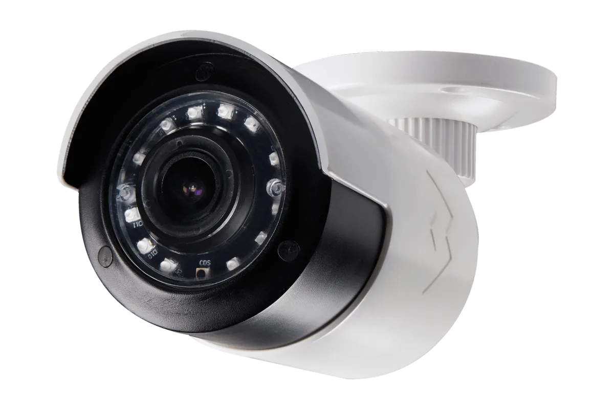 HD Home Security System featuring 4 Ultra Wide Angle Cameras and 2 PTZ Outdoor 4x Zoom Cameras