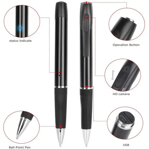 HD Pen Hidden Camera with Built in DVR