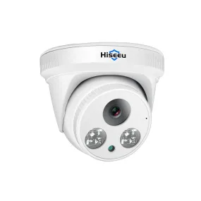 Hiseeu 5MP 3MP POE IP Security Surveillance Camera H.265  Dome CCTV ONVIF Audio Record Face Detection Indoor Home Roof