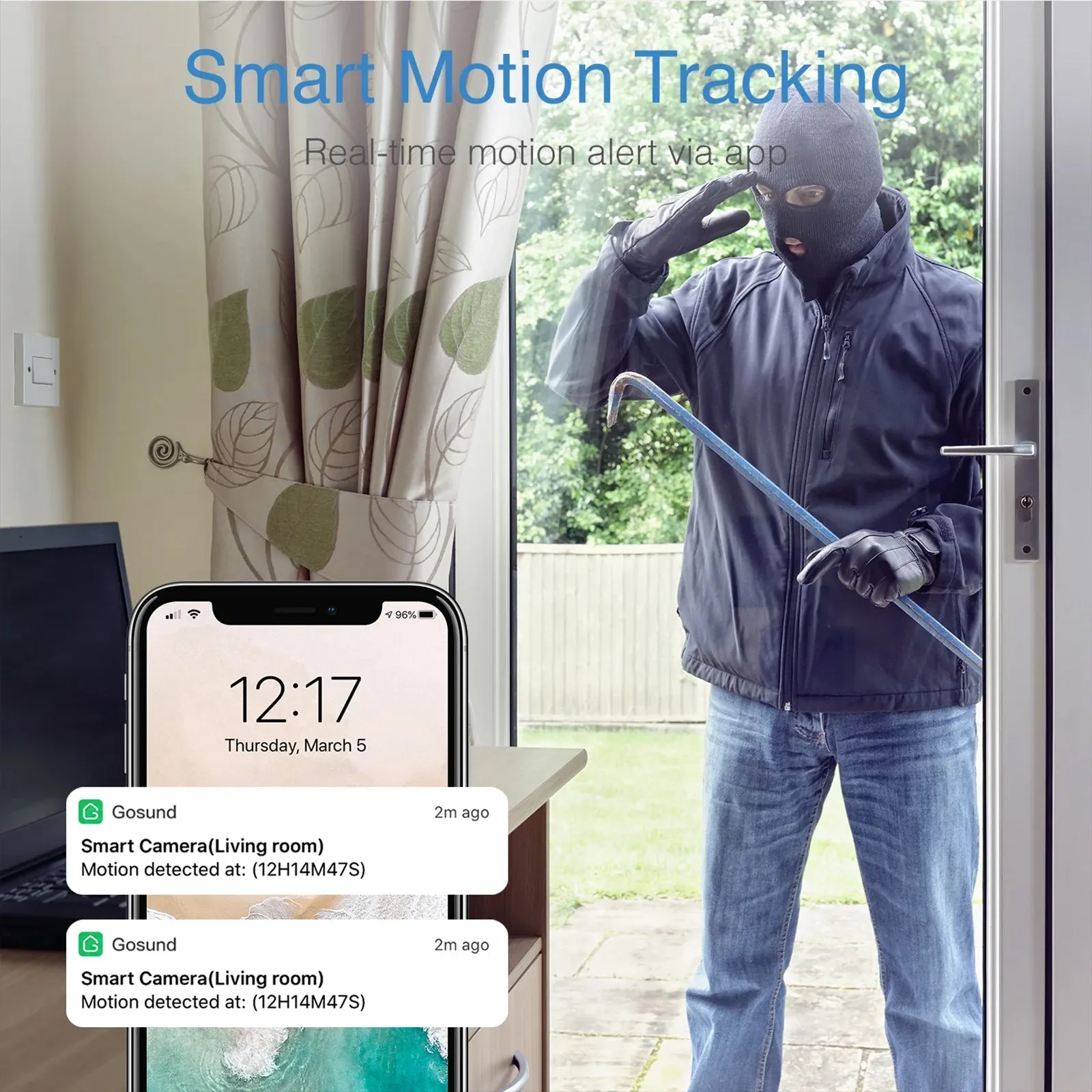 Home Security Camera 2K GHomeSmart® IPC8